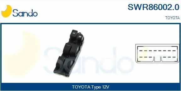 Switch, window regulator (SWR86002.0)