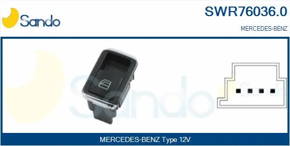 Switch, window regulator (SWR76036.0)