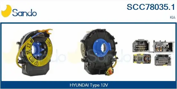 Clockspring, airbag (SCC78035.1)