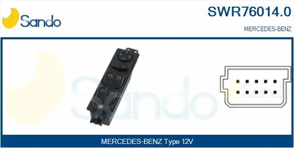 Switch, window regulator (SWR76014.0)