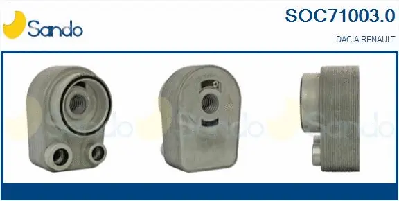 Oil Cooler, engine oil (SOC71003.0)