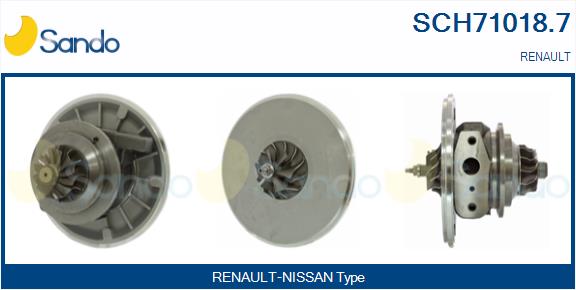Core assembly, turbocharger (SCH71018.7)