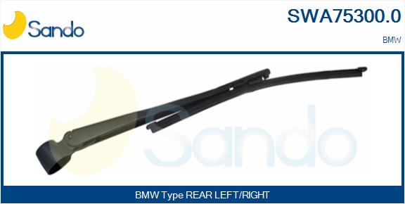 Wiper Arm, window cleaning (SWA75300.0)
