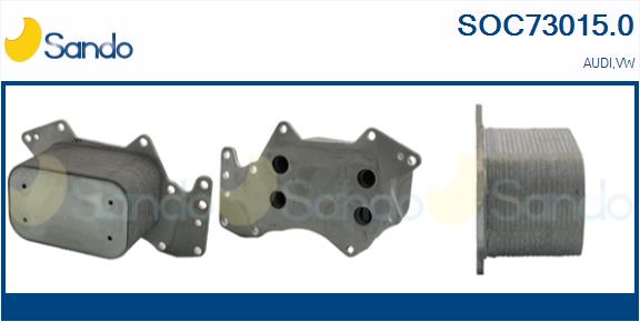 Oil Cooler, engine oil (SOC73015.0)