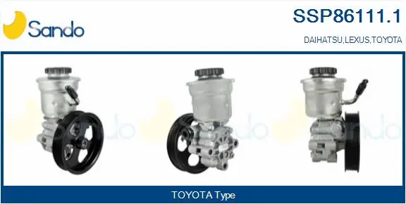 Hydraulic Pump, steering (SSP86111.1)