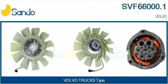 Clutch, radiator fan (SVF66000.1)