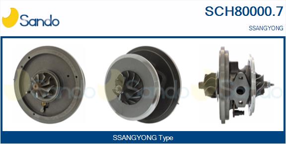 Core assembly, turbocharger (SCH80000.7)