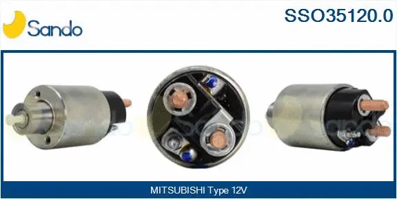 Solenoid Switch, starter (SSO35120.0)
