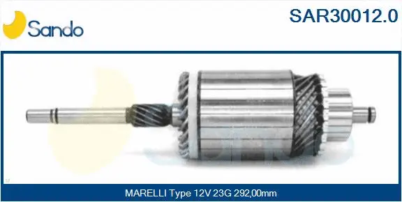 Armature, starter (SAR30012.0)