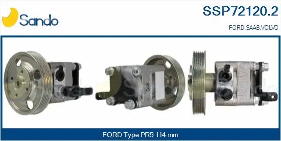 Hydraulic Pump, steering (SSP72120.2)