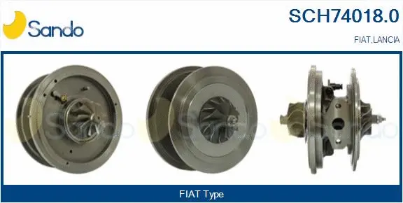 Core assembly, turbocharger (SCH74018.0)