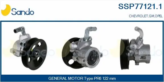 Hydraulic Pump, steering (SSP77121.1)