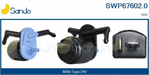 Washer Fluid Pump, window cleaning (SWP67602.0)