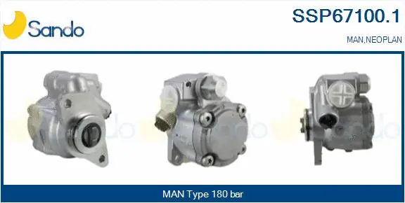 Hydraulic Pump, steering (SSP67100.1)