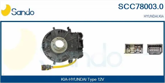 Clockspring, airbag (SCC78003.0)