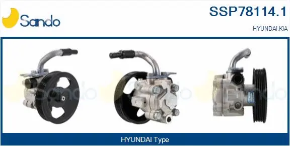 Hydraulic Pump, steering (SSP78114.1)