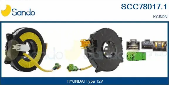 Clockspring, airbag (SCC78017.1)