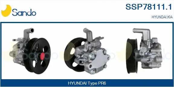 Hydraulic Pump, steering (SSP78111.1)