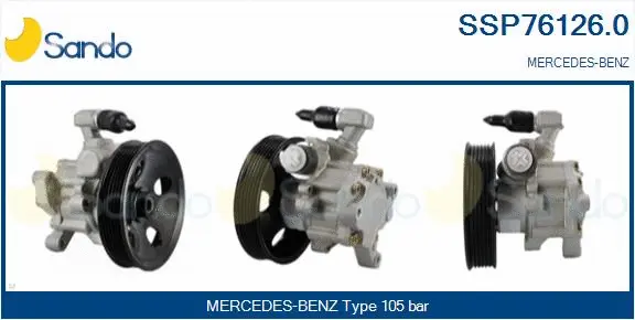 Hydraulic Pump, steering (SSP76126.0)