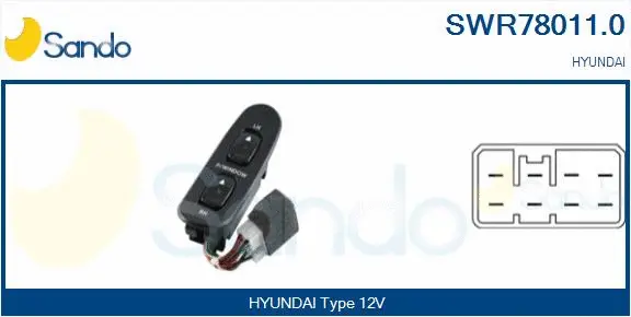 Switch, window regulator (SWR78011.0)