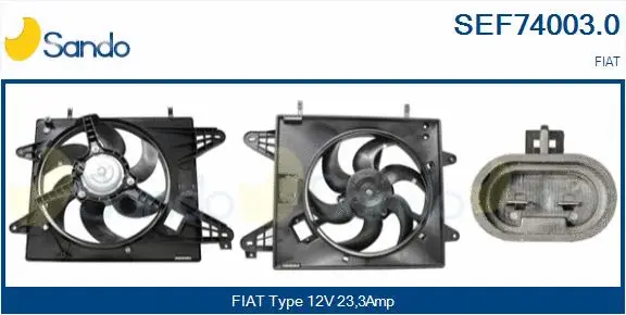 Electric Motor, radiator fan (SEF74003.0)