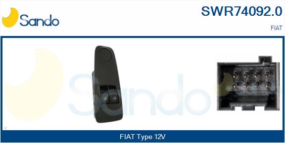 Switch, window regulator (SWR74092.0)