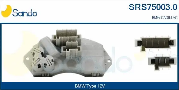 Resistor, interior blower (SRS75003.0)