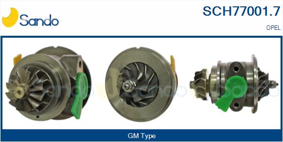Core assembly, turbocharger (SCH77001.7)