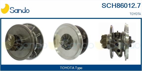 Core assembly, turbocharger (SCH86012.7)