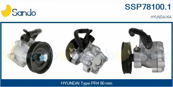Hydraulic Pump, steering (SSP78100.1)