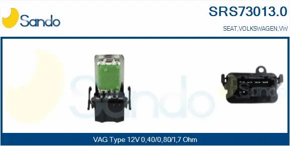 Resistor, interior blower (SRS73013.0)