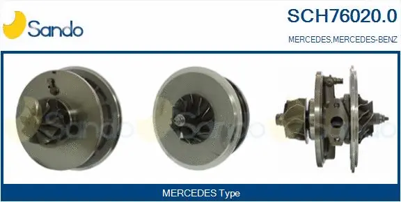 Core assembly, turbocharger (SCH76020.0)