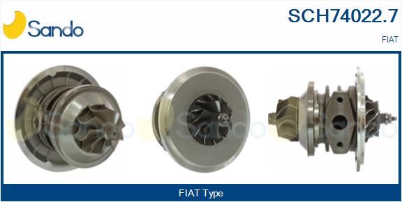 Core assembly, turbocharger (SCH74022.7)