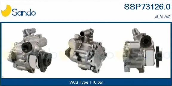 Hydraulic Pump, steering (SSP73126.0)