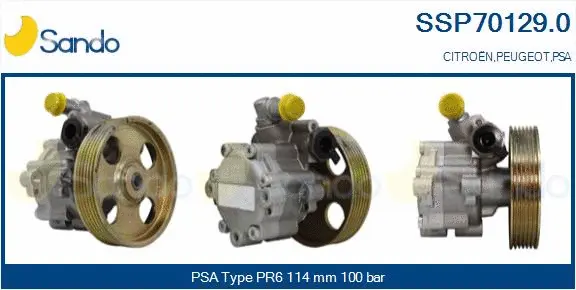 Hydraulic Pump, steering (SSP70129.0)