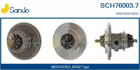 Core assembly, turbocharger (SCH76003.7)