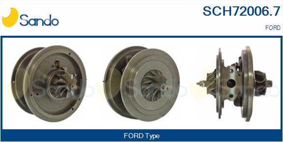 Core assembly, turbocharger (SCH72006.7)