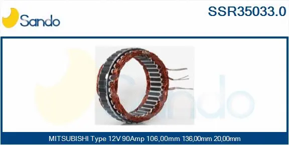 Stator, alternator (SSR35033.0)