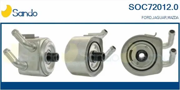 Oil Cooler, engine oil (SOC72012.0)