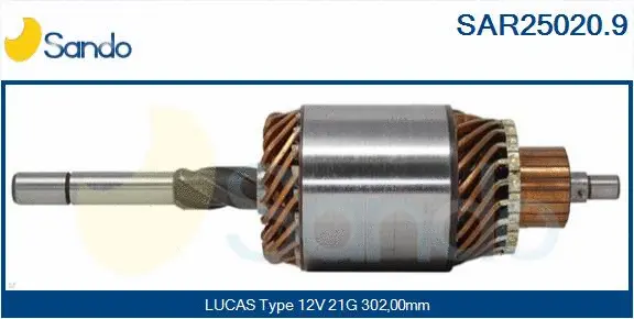 Armature, starter (SAR25020.9)