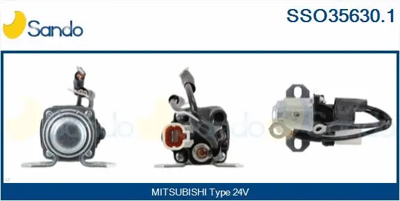 Solenoid Switch, starter (SSO35630.1)