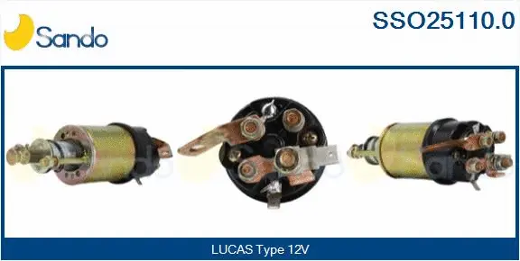 Solenoid Switch, starter (SSO25110.0)
