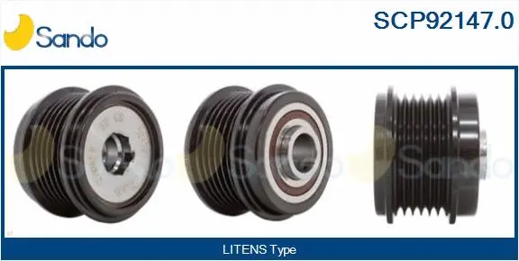 Belt Pulley, alternator (SCP92147.0)