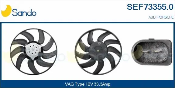 Fan, engine cooling (SEF73355.0)