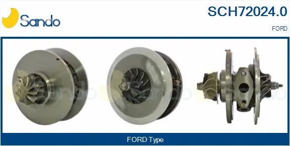 Core assembly, turbocharger (SCH72024.0)