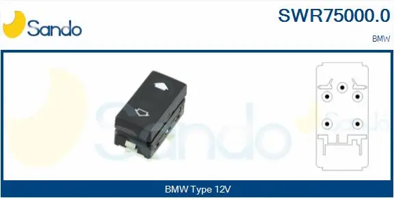 Switch, window regulator (SWR75000.0)