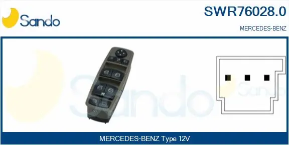 Switch, window regulator (SWR76028.0)