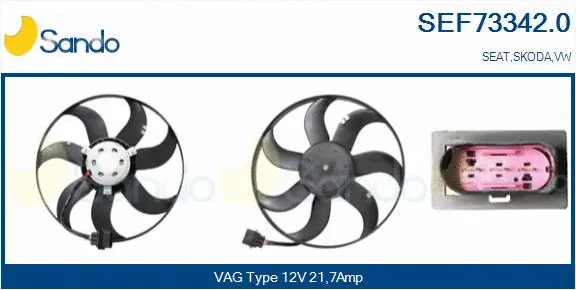 Fan, engine cooling (SEF73342.0)