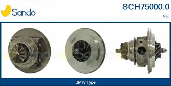 Core assembly, turbocharger (SCH75000.0)