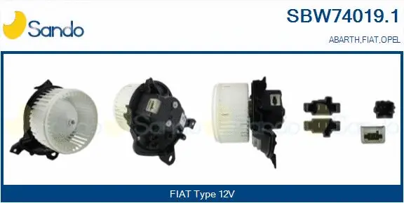 Interior Blower (SBW74019.1)